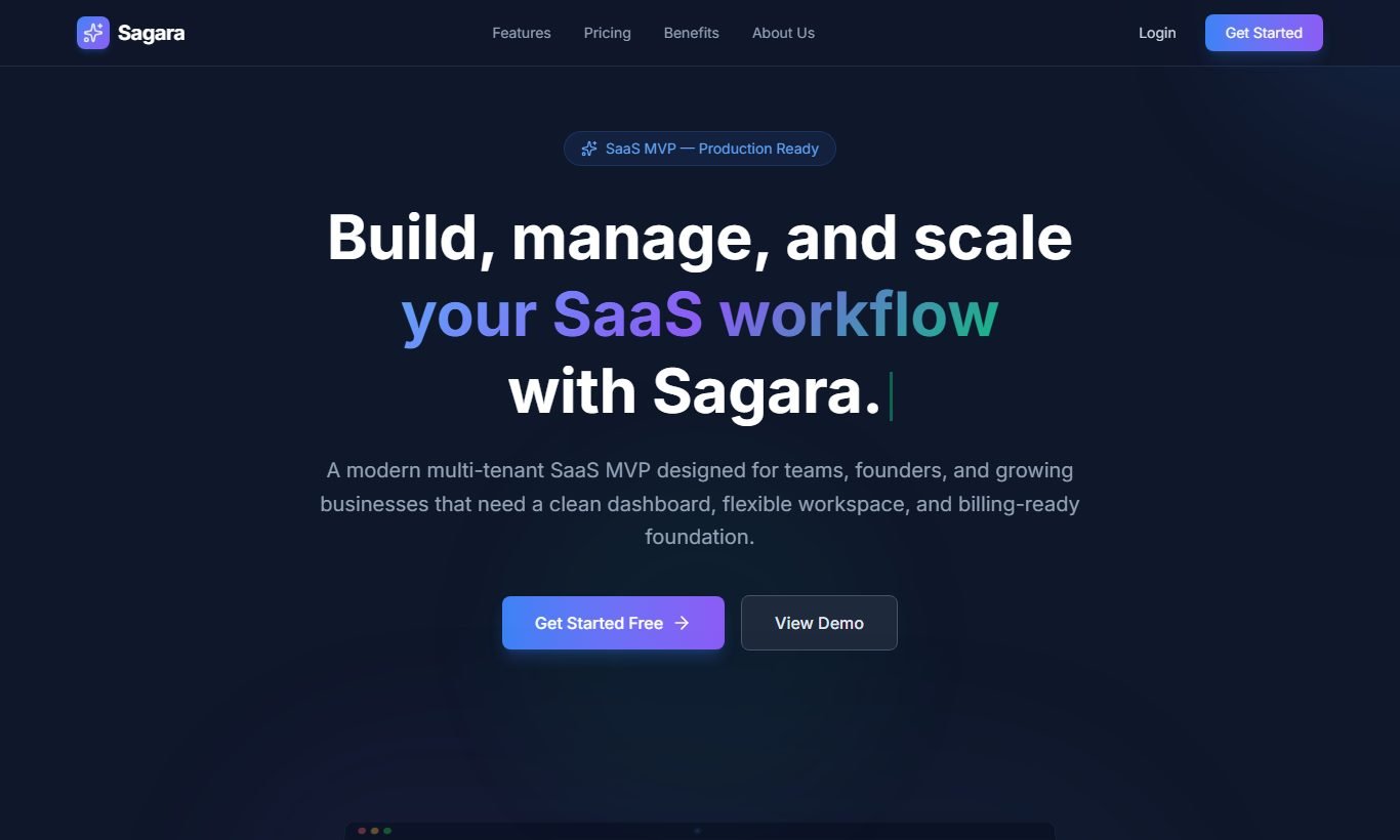 Thumbnail Sagara SaaS MVP